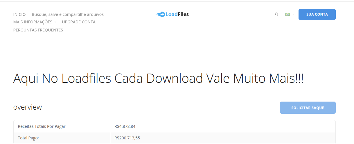Como jovens e artistas podem ganhar dinheiro compartilhando arquivos legais na internet com o LoadFiles.net